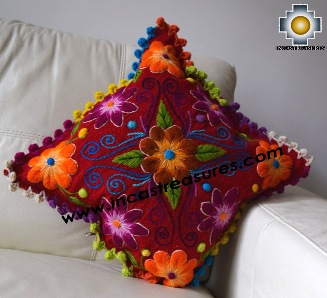 Home Decor Cushion primavera red - Product id: Home-Decor-cushion16-01red Photo02